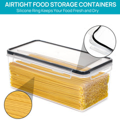 Vtopmart detalle del plástico resistente libre de BPA para durabilidad y seguridad alimentaria