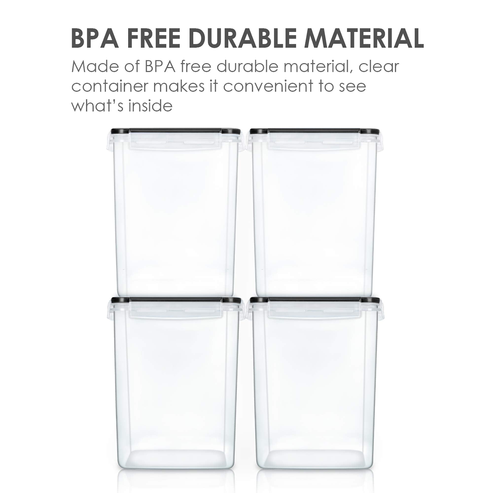 Vtopmart measuring cup inside container for precise portion control
