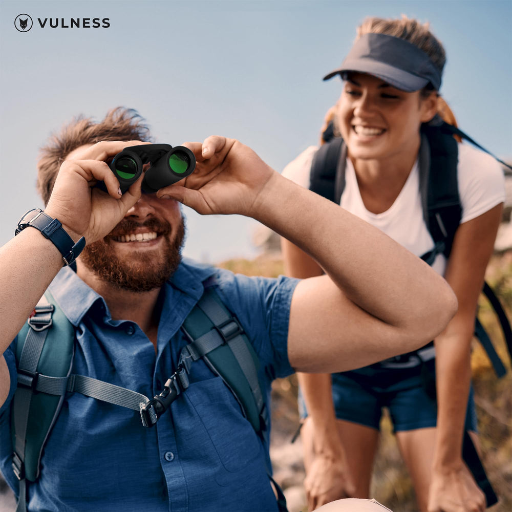 VULNESS prismáticos dentro de mochila listos para viaje