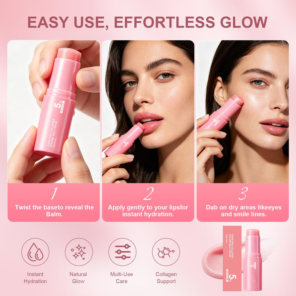 Vult applying balm under-eye for instant hydration and smoothing