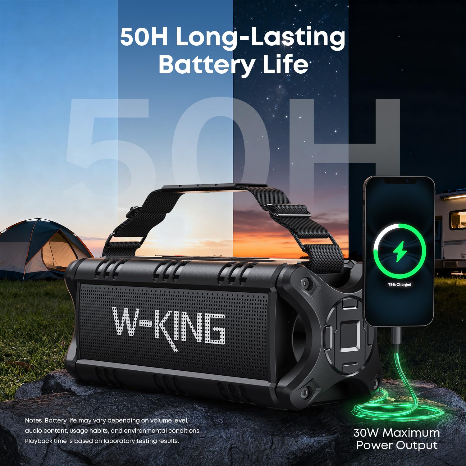 W-KING emparejando por NFC con smartphone Android para conexión rápida