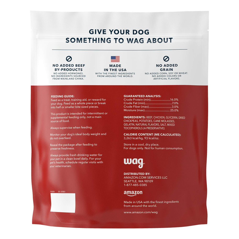 WAG bolsa resellable abierta mostrando conservación y frescura
