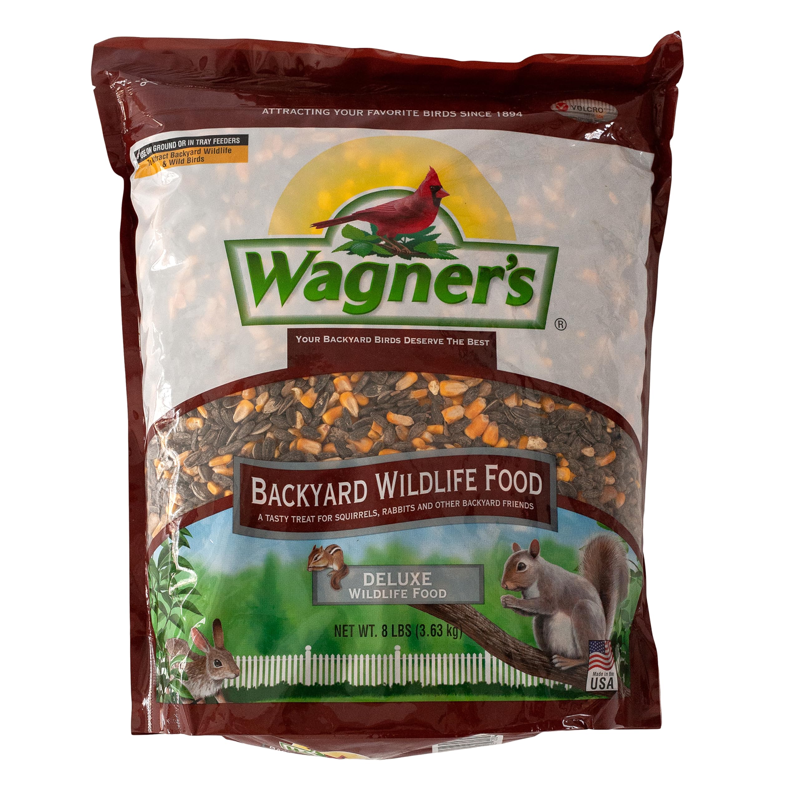 Wagner's bolsa frontal mostrando mezcla, atractivo visual para fauna
