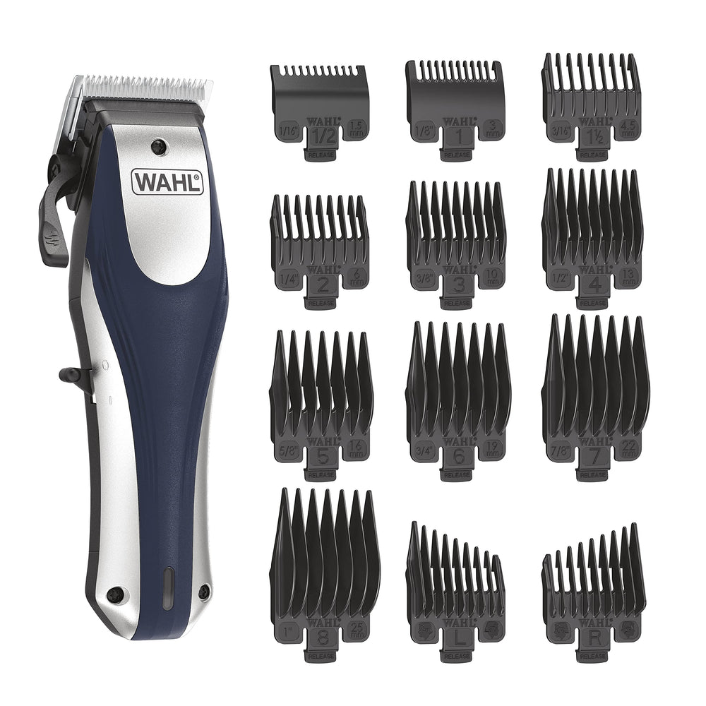 Wahl cortapelos frontal mostrando kit y accesibilidad para cortes precisos