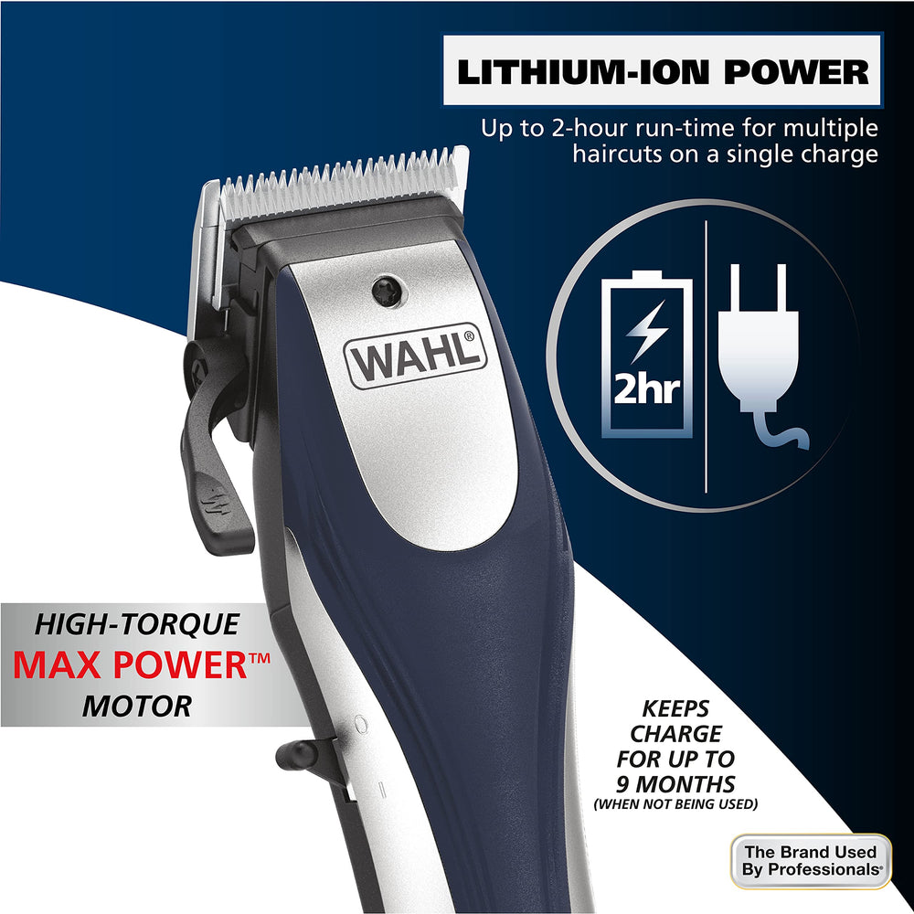 Wahl kit completo en estuche facilitando transporte y almacenamiento ordenado