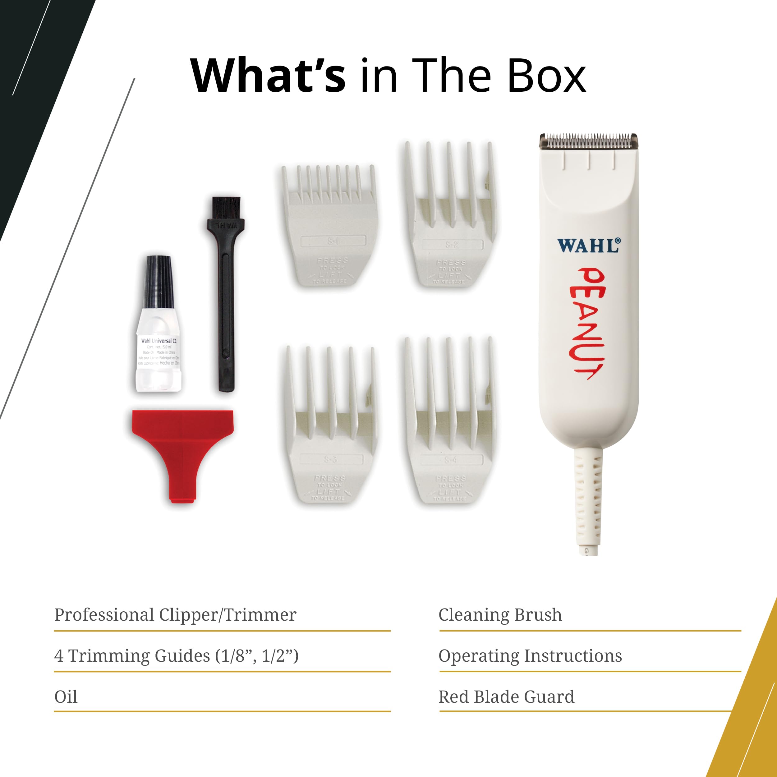 Wahl Professional vista lateral compacta, peso ligero para uso prolongado
