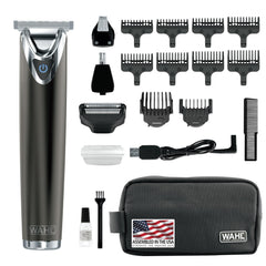 Wahl recortadora frontal en acabado slate mostrando diseño y control