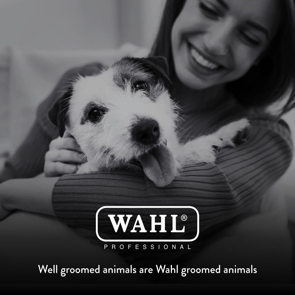 Wahl hoja instalada en cortadora en salón profesional mejorando eficiencia
