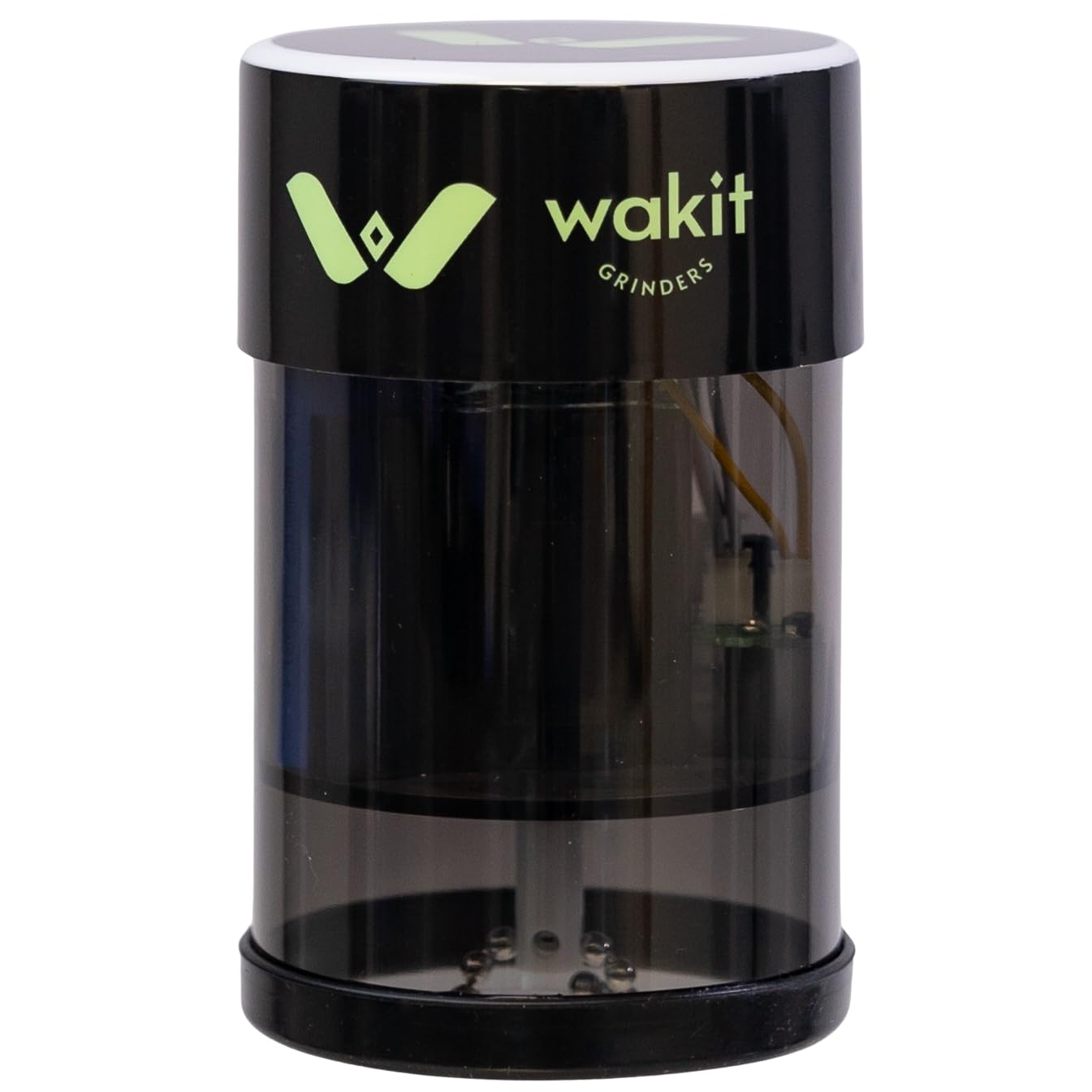 Wakit Grinders KLR Black vista frontal y diseño elegante beneficio de portabilidad