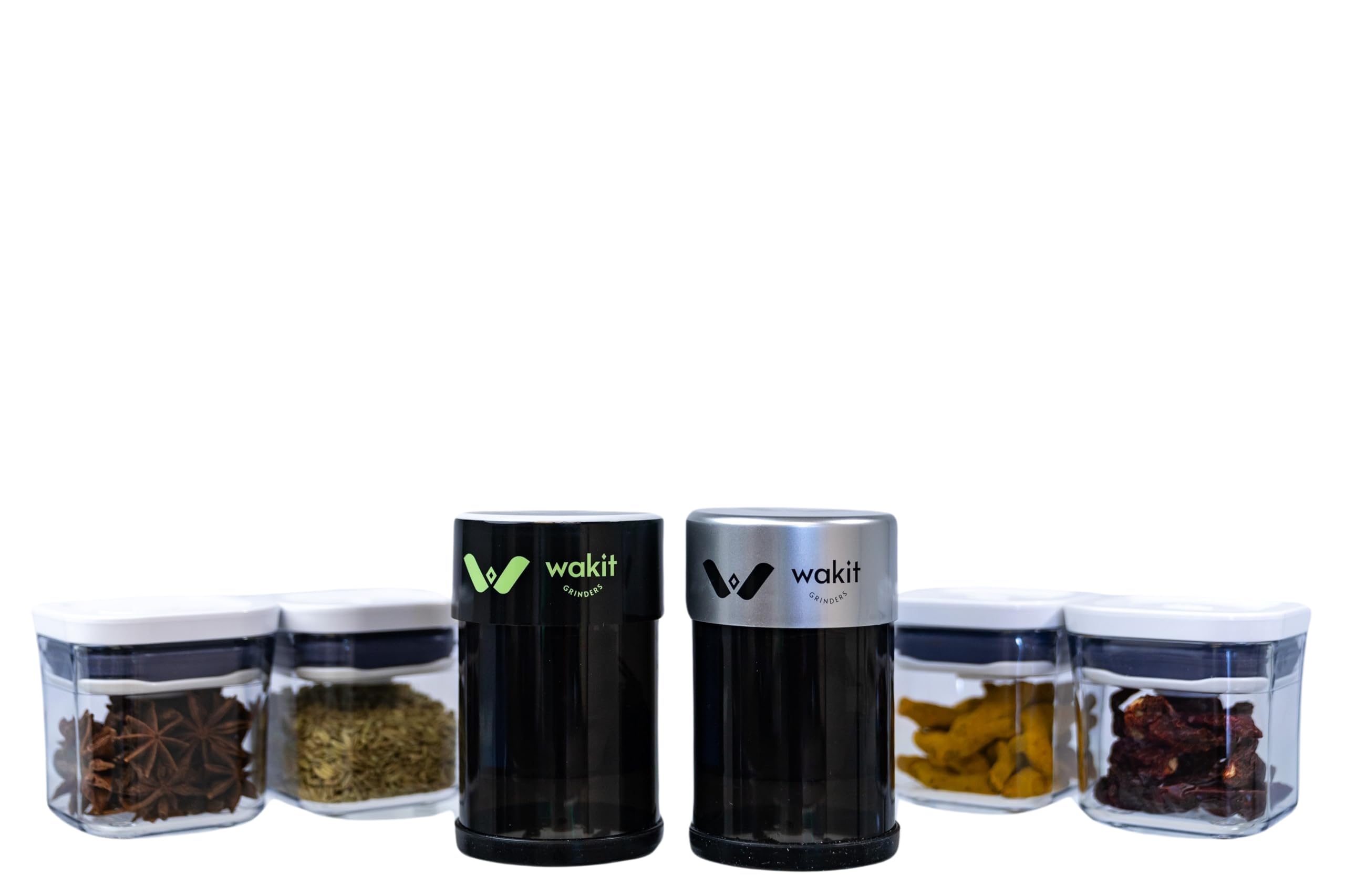 Wakit Grinders KLR Black limpieza con toallita rápida mantiene higiene y facilidad