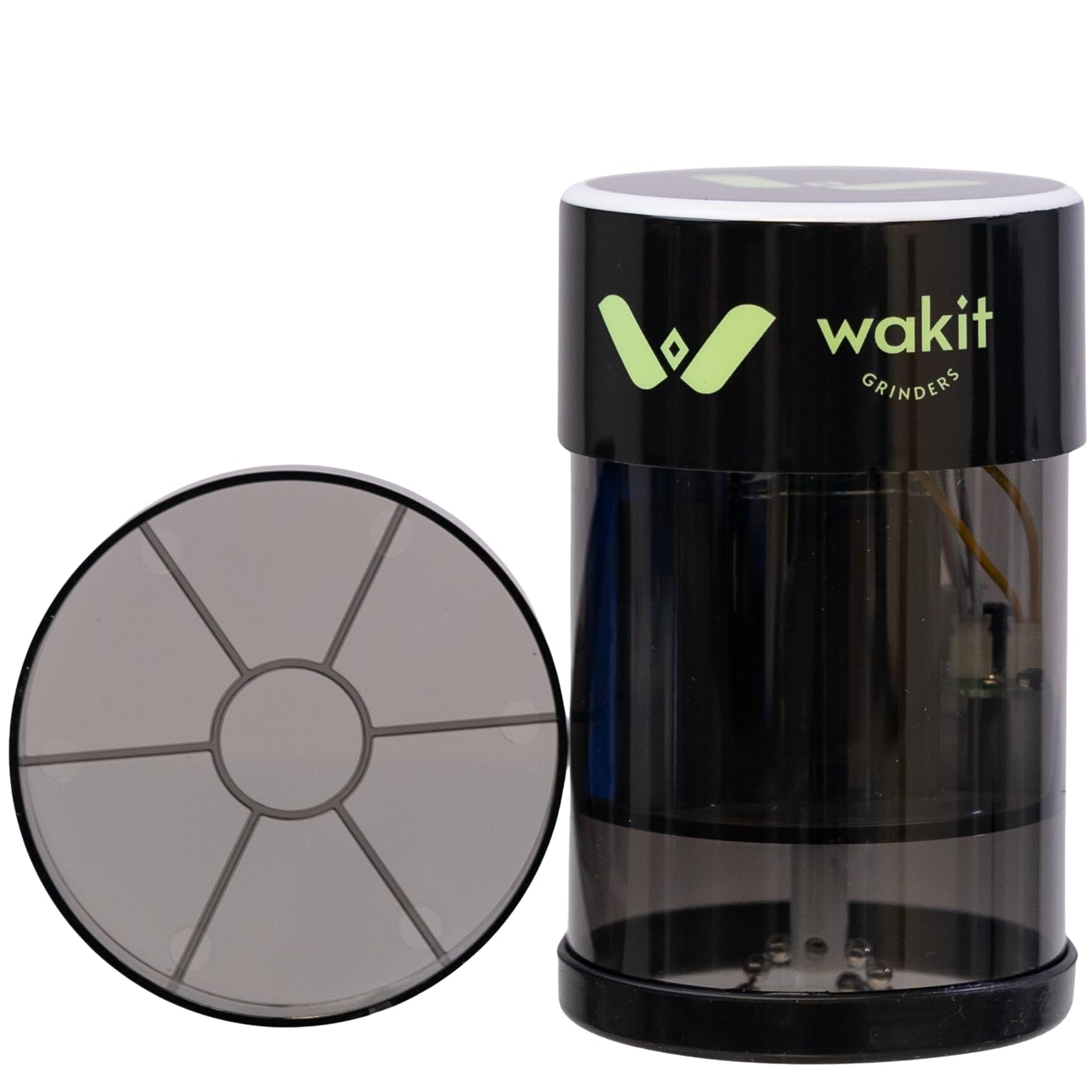 Wakit Grinders KLR Black muestra textura de molienda controlada para resultados consistentes