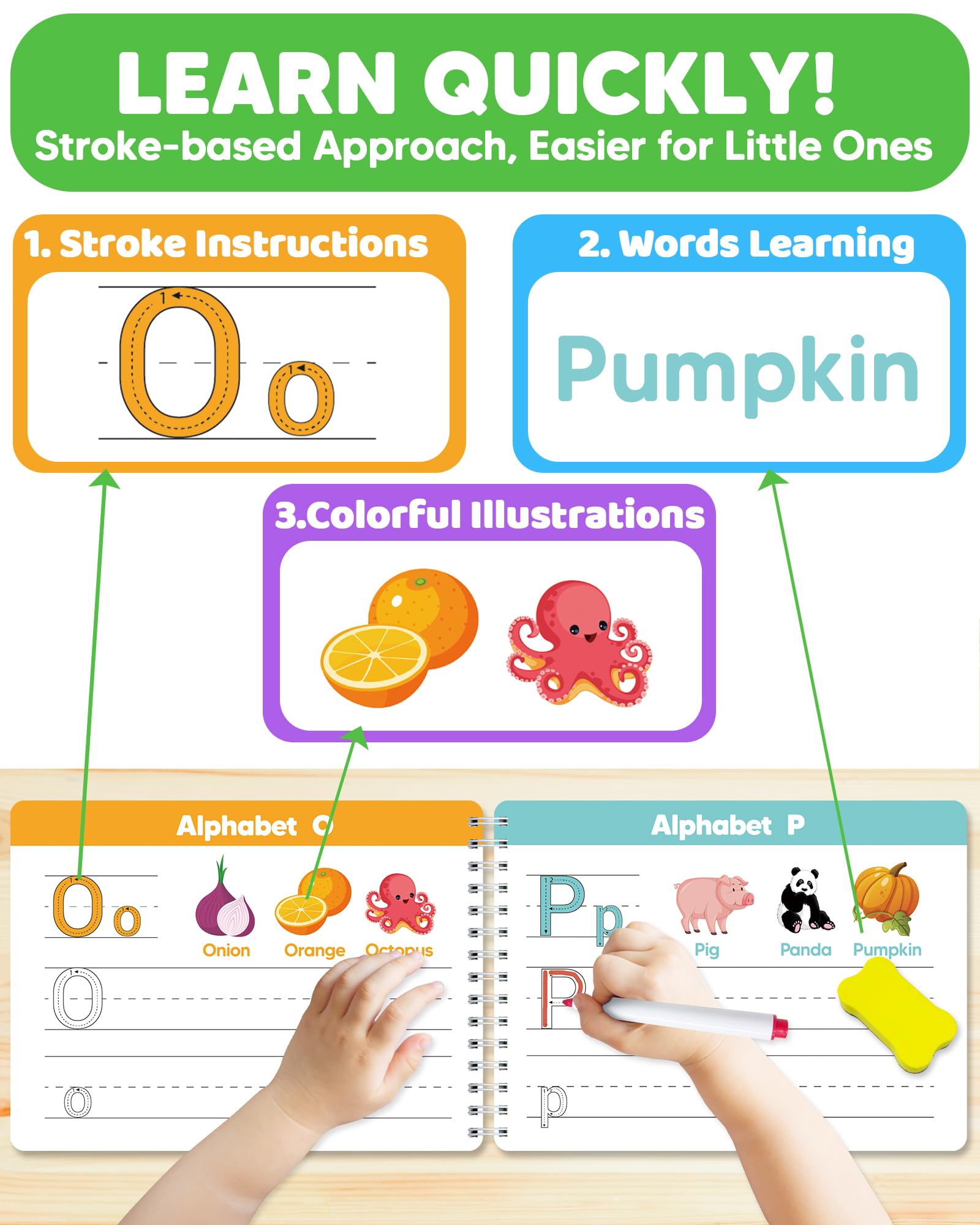 Walenty marcadores de colores incluidos para aprendizaje divertido y variado