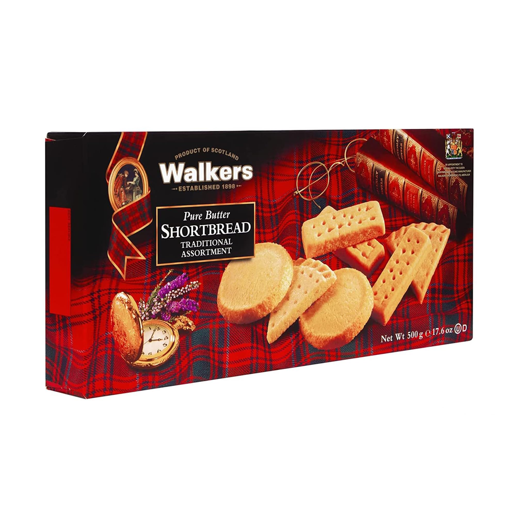 Walkers caja frontal del surtido tradicional, presentación lista para regalar