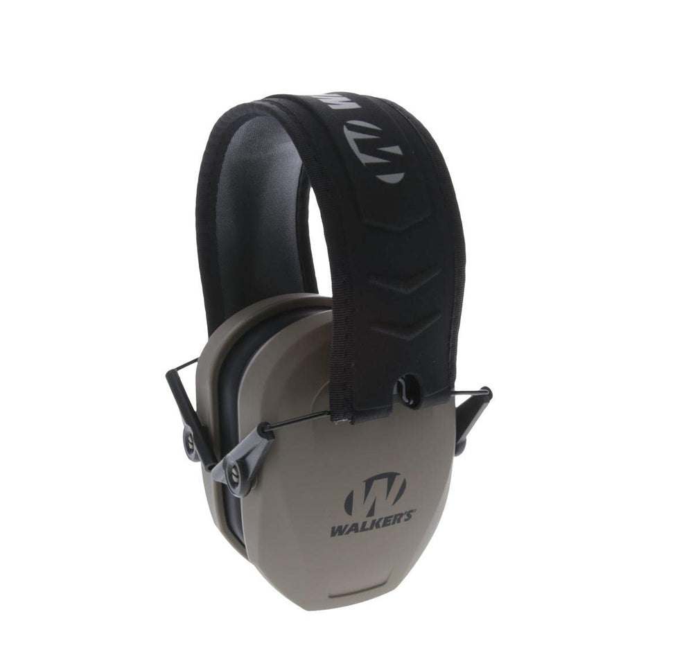 Walker's Razor Slim earcup close-up revealing padding texture for seal and comfort
