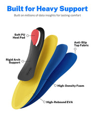 WalkHero textura de espuma EVA para amortiguación y confort