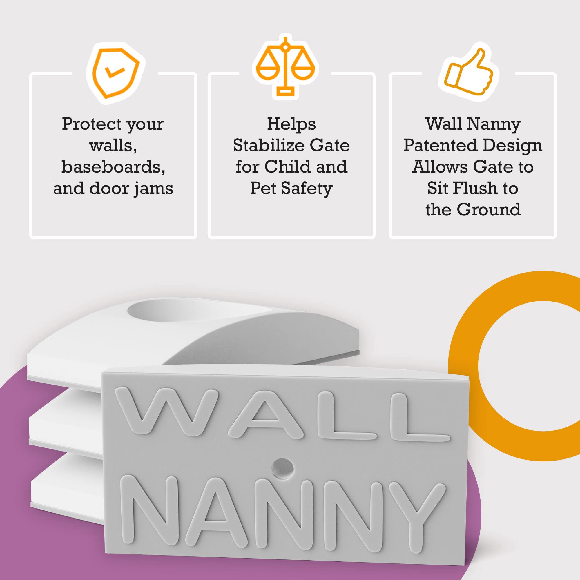 Wall Nanny textura superior de material resistente y limpiable