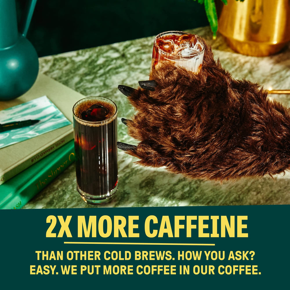 Wandering Bear textura oscura y suave del cold brew para sabor intenso