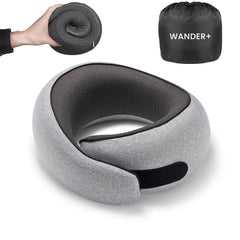 WANDER+ vista frontal del empaque mostrando diseño y color gris