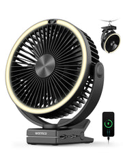 Warmco DJ15 frontal con clip mostrando su montaje seguro