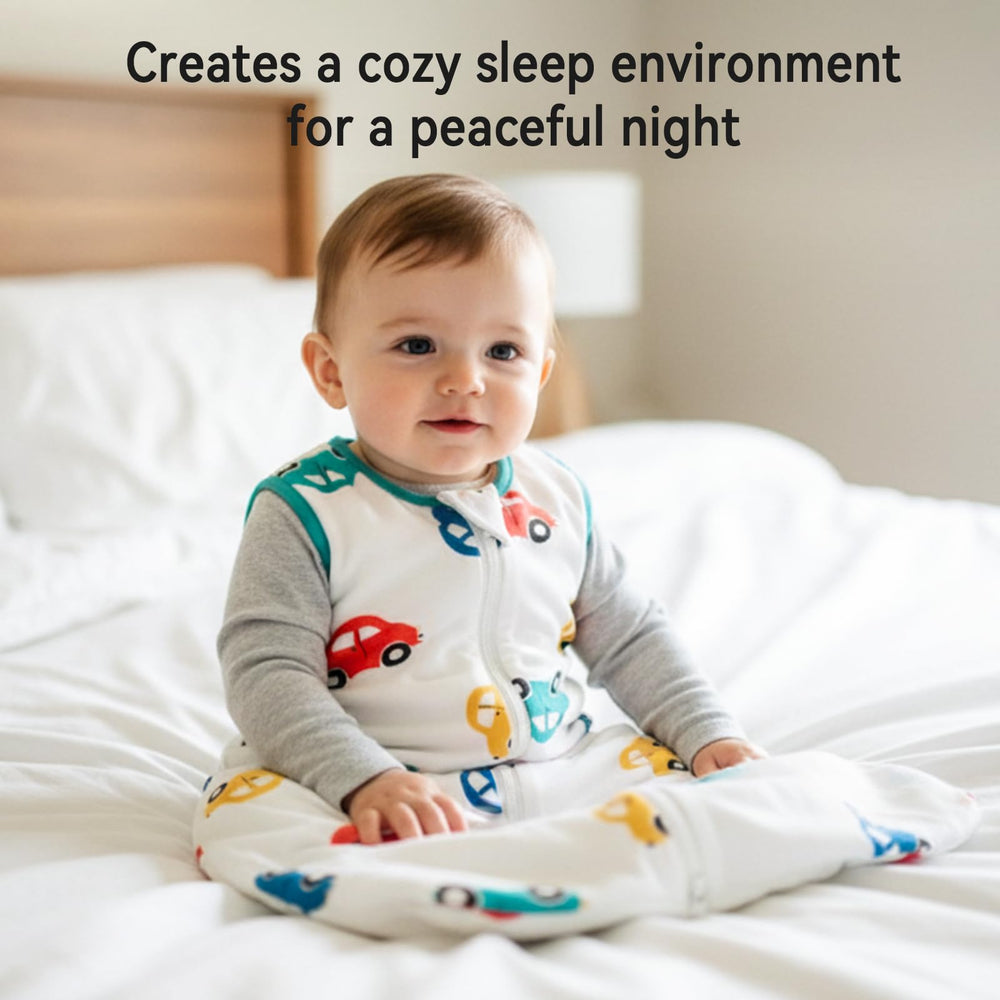 WarmWrap bebé durmiendo en saco demostrando seguridad y comodidad