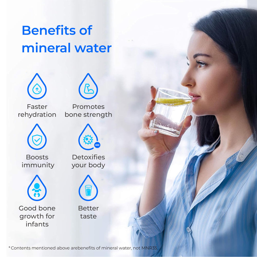 Waterdrop comparación con botella para visualizar ahorro y menos plástico