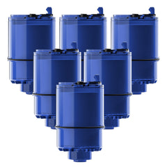 Waterdrop front view of replacement faucet filter showing compact design and easy fit