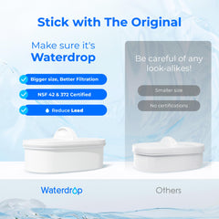 Waterdrop PF-01A primer plano de carbón activado ACF con alta capacidad de absorción