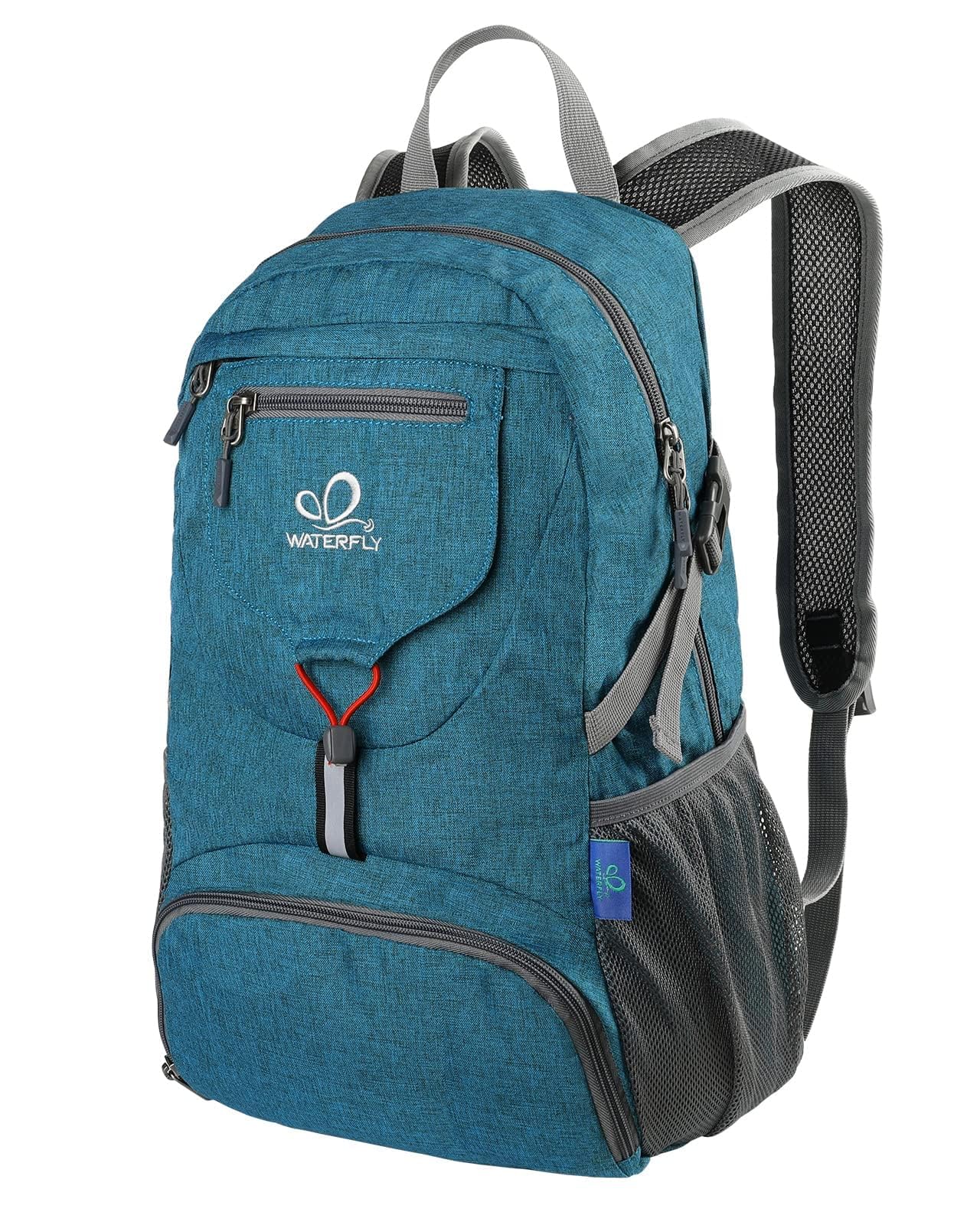WATERFLY recycled nylon fabric texture closeup highlighting lightweight durability