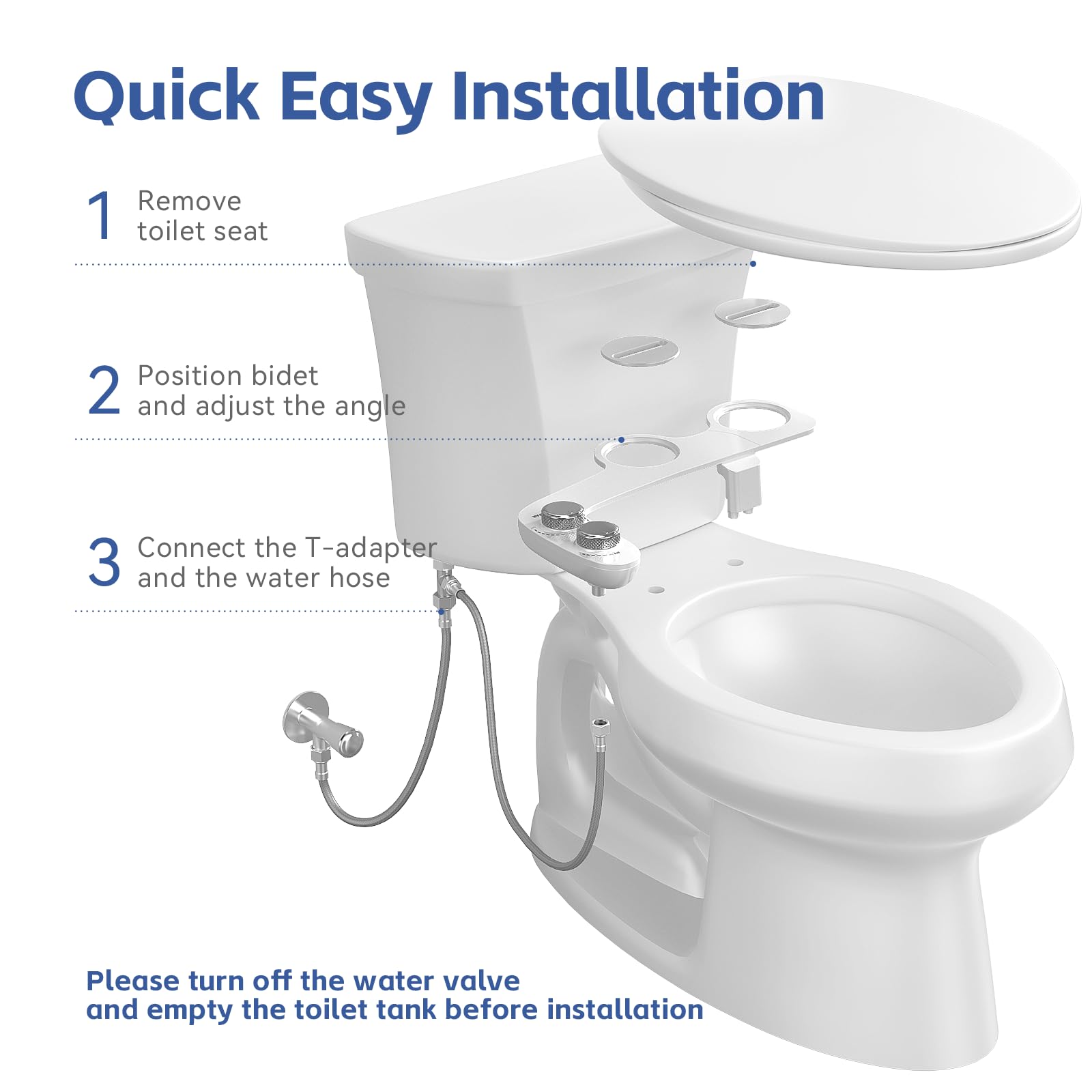 WATERLACE en un baño real demostrando facilidad de uso y mejora en higiene