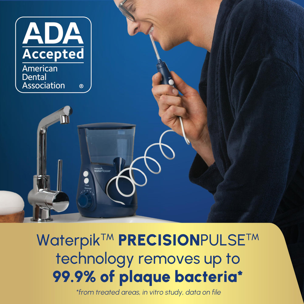 Waterpik Aquarius 7 puntas codificadas por colores para que varias personas usen seguro