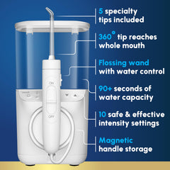 Waterpik Promax conjunto de cinco puntas incluidas para distintas necesidades bucales