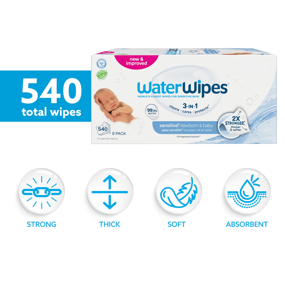 WaterWipes textura cercana destaca fibra suave y mayor durabilidad