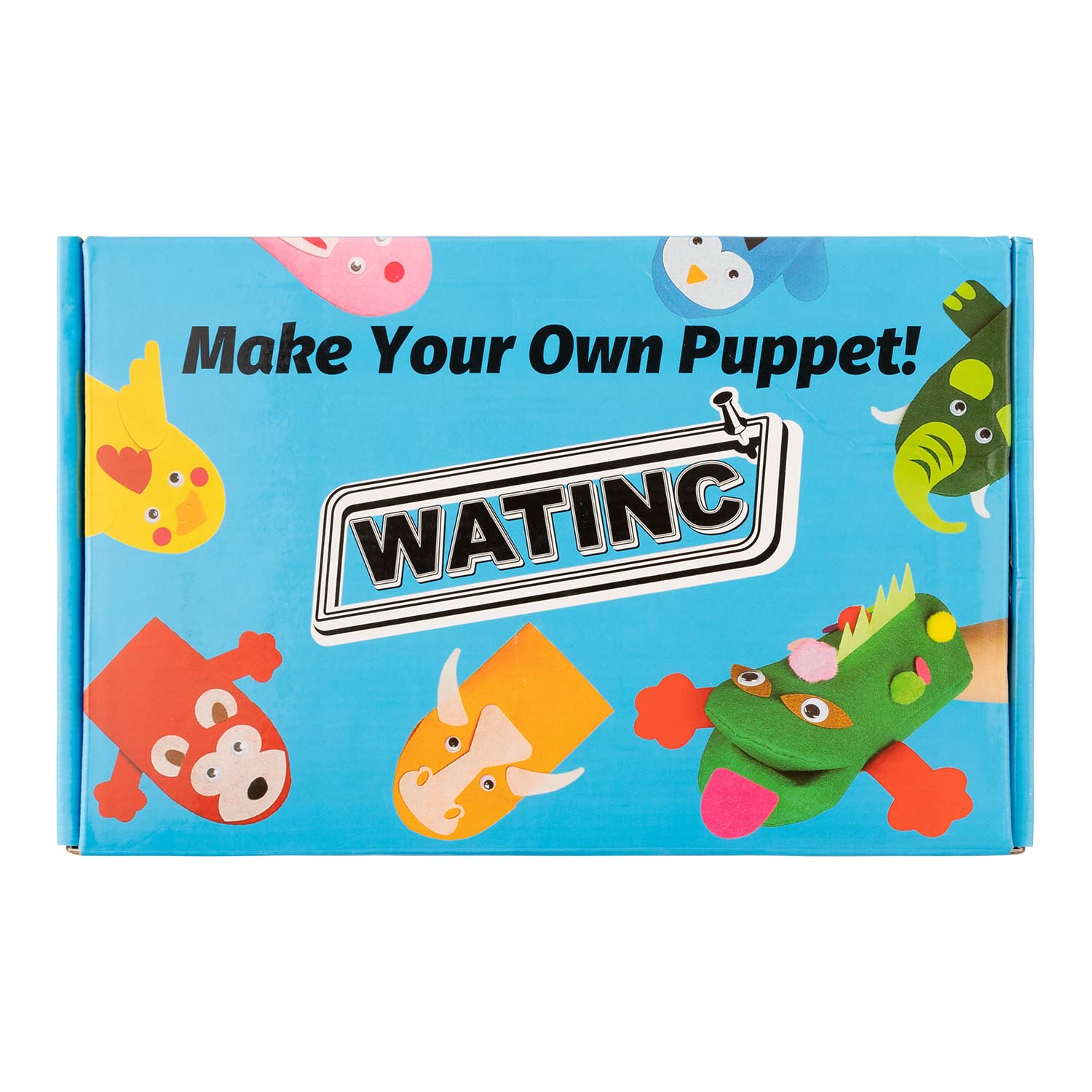 WATINC caja de almacenamiento abierta con materiales ordenados y listos