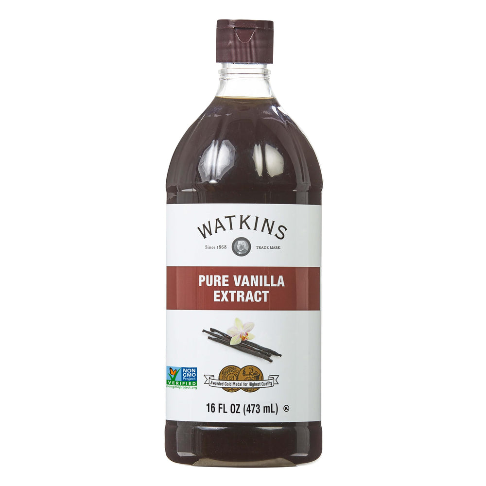 Watkins frente del empaque 16 oz mostrando botella y beneficio consistencia