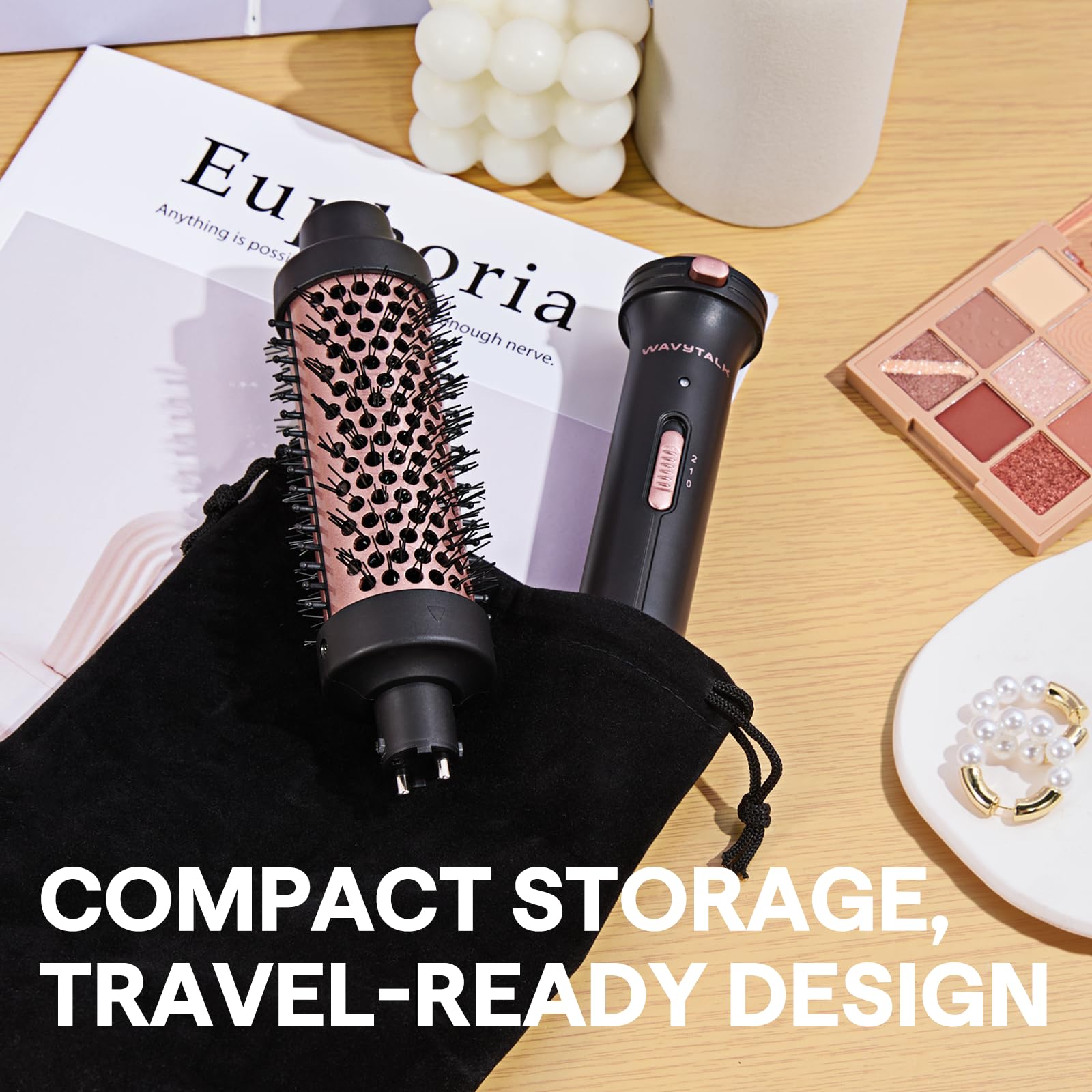 wavytalk accesorios con estuche de terciopelo, transporte seguro y compacto