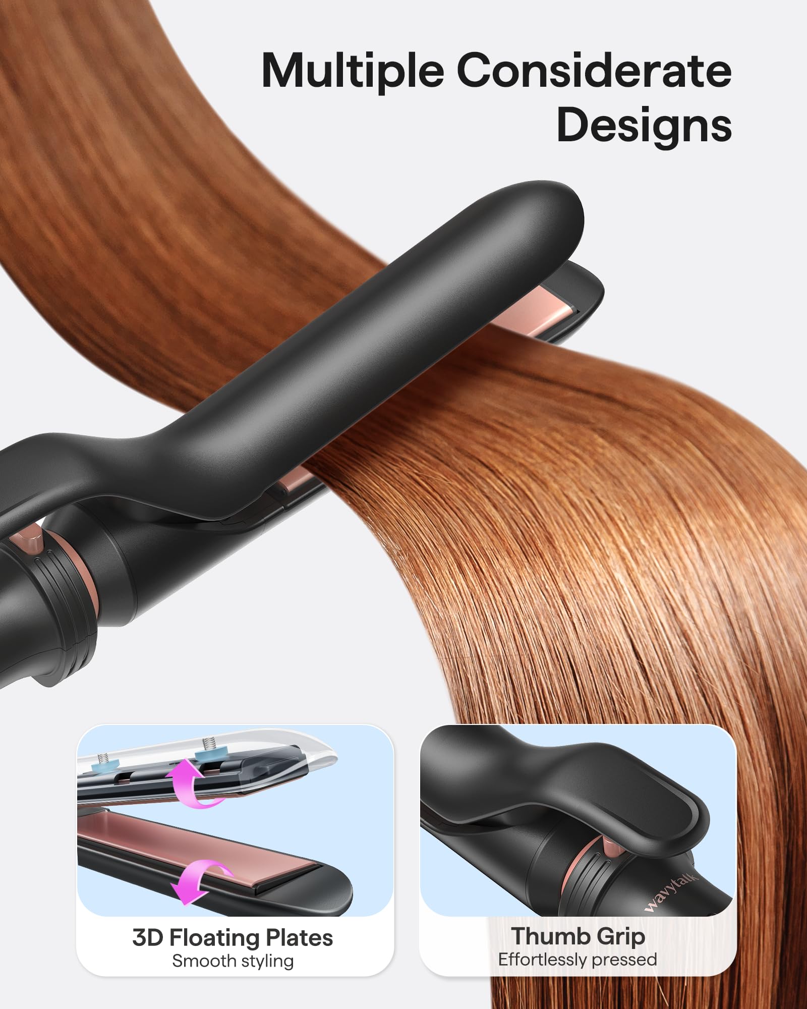 wavytalk barril 1 1/4" creando rizos medios duraderos y con movimiento