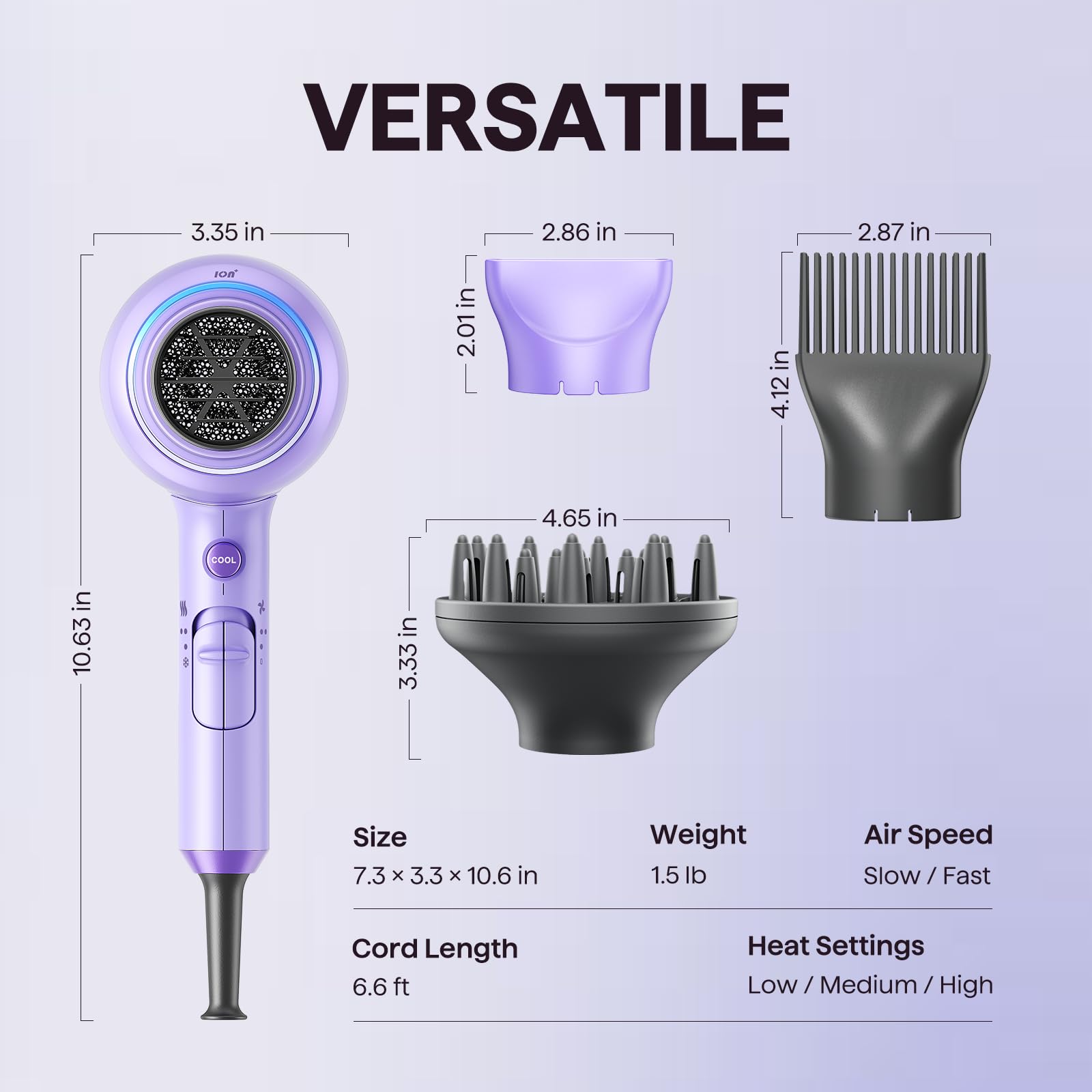 wavytalk textura de cabello brillante tras uso iónico