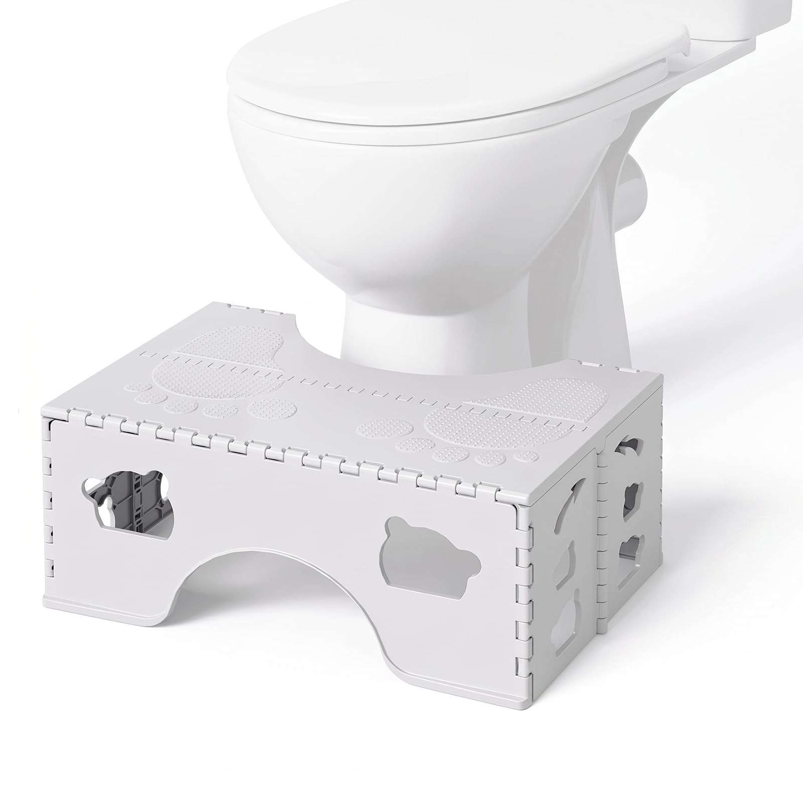 WBKATN vista frontal del taburete, soporte estable para baño