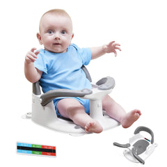 Wddbb asiento frontal gris mostrando soporte estable y seguridad