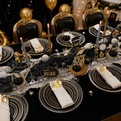 WDF Partyware plato postre 6.3 pulgadas, diseño compacto y elegante