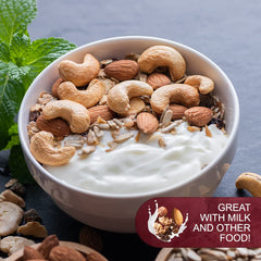 We Got Nuts mezcla como topping en ensalada aportando crujiente saludable