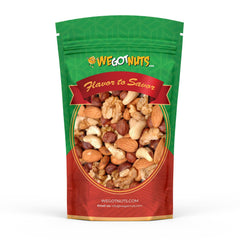 We Got Nuts paquete frontal mostrando mezcla premium y bolsa resellable