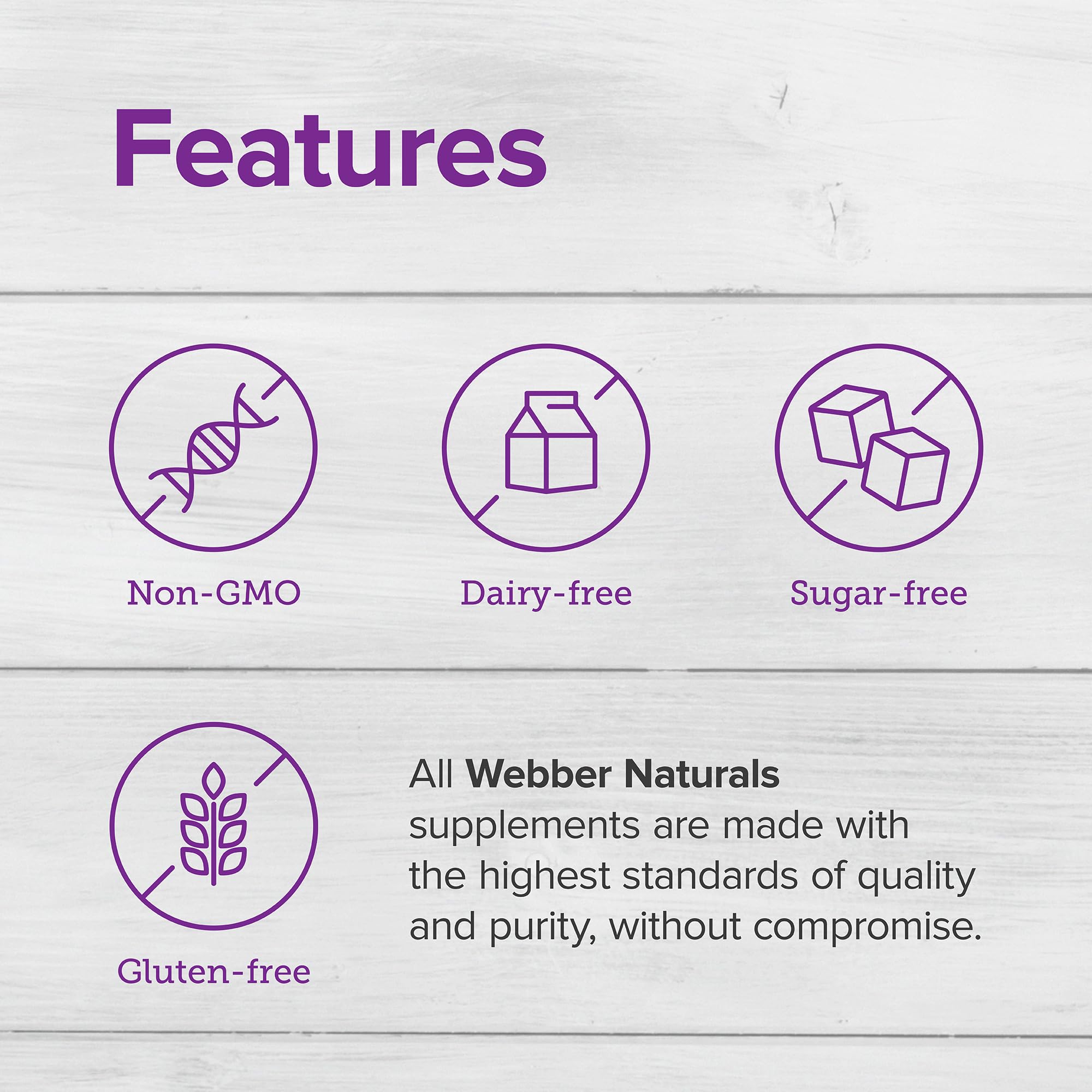 Webber Naturals textura de la cápsula en primer plano evidencia su pureza