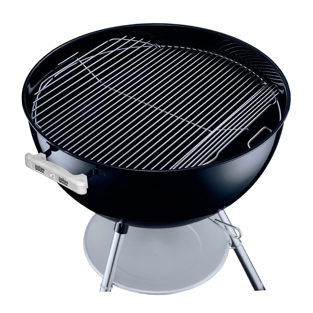 Weber detalle del acero plated resaltando durabilidad anticorrosión