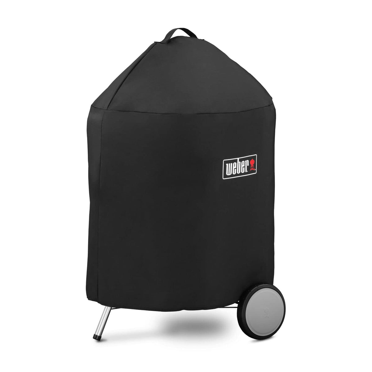 Weber funda frontal 22" mostrando ajuste ceñido y protección completa