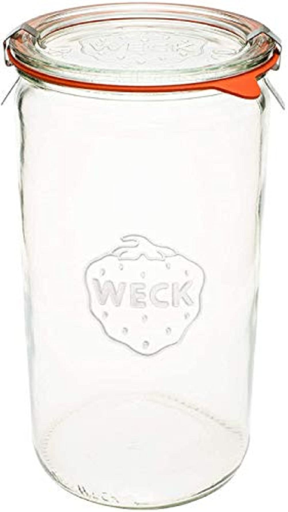 WECK tarro frontal 1.5 L mostrando capacidad y diseño, conservación segura