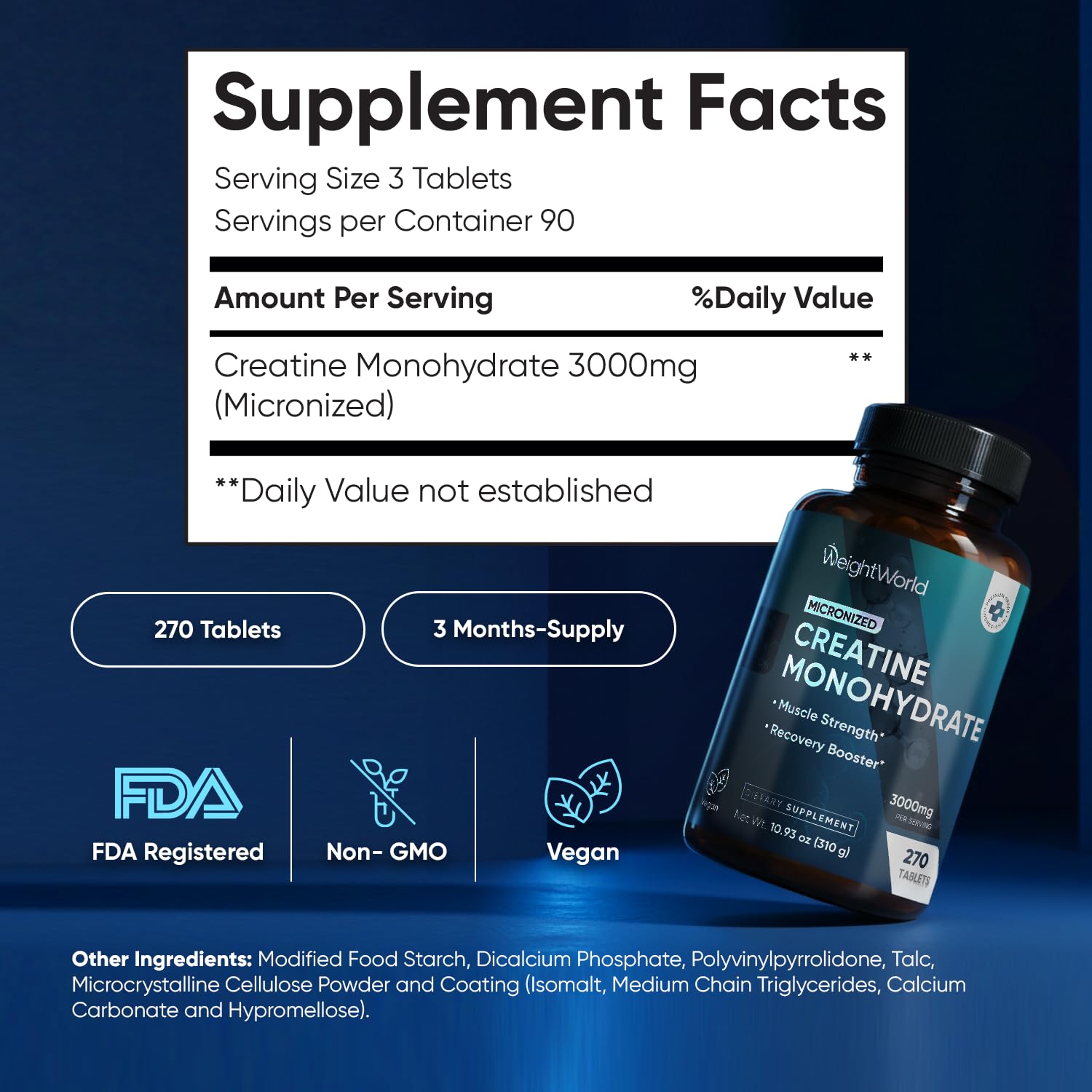 WeightWorld etiqueta con información nutricional y claridad de ingredientes