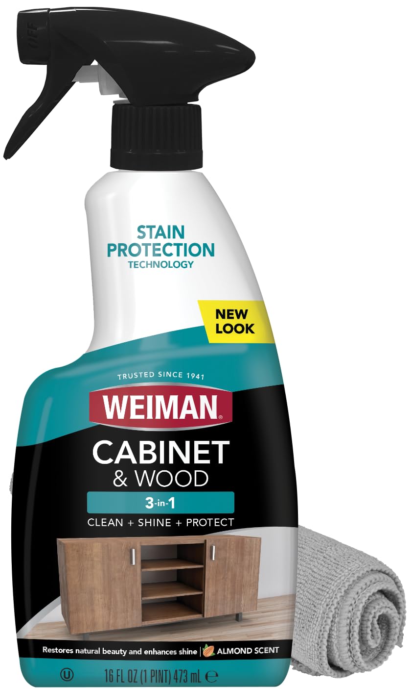 Weiman spray frente del envase mostrando la marca y acabado brillante