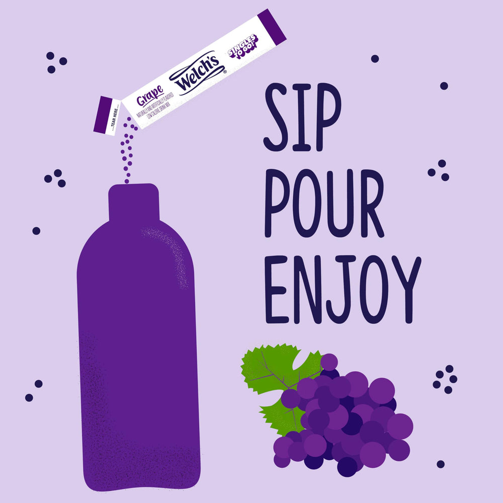 SINGLES TO GO! Welch's producto en ambiente lifestyle para consumo fuera de casa