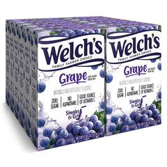 SINGLES TO GO! Welch's empaque frontal muestra 72 sobres y conveniencia